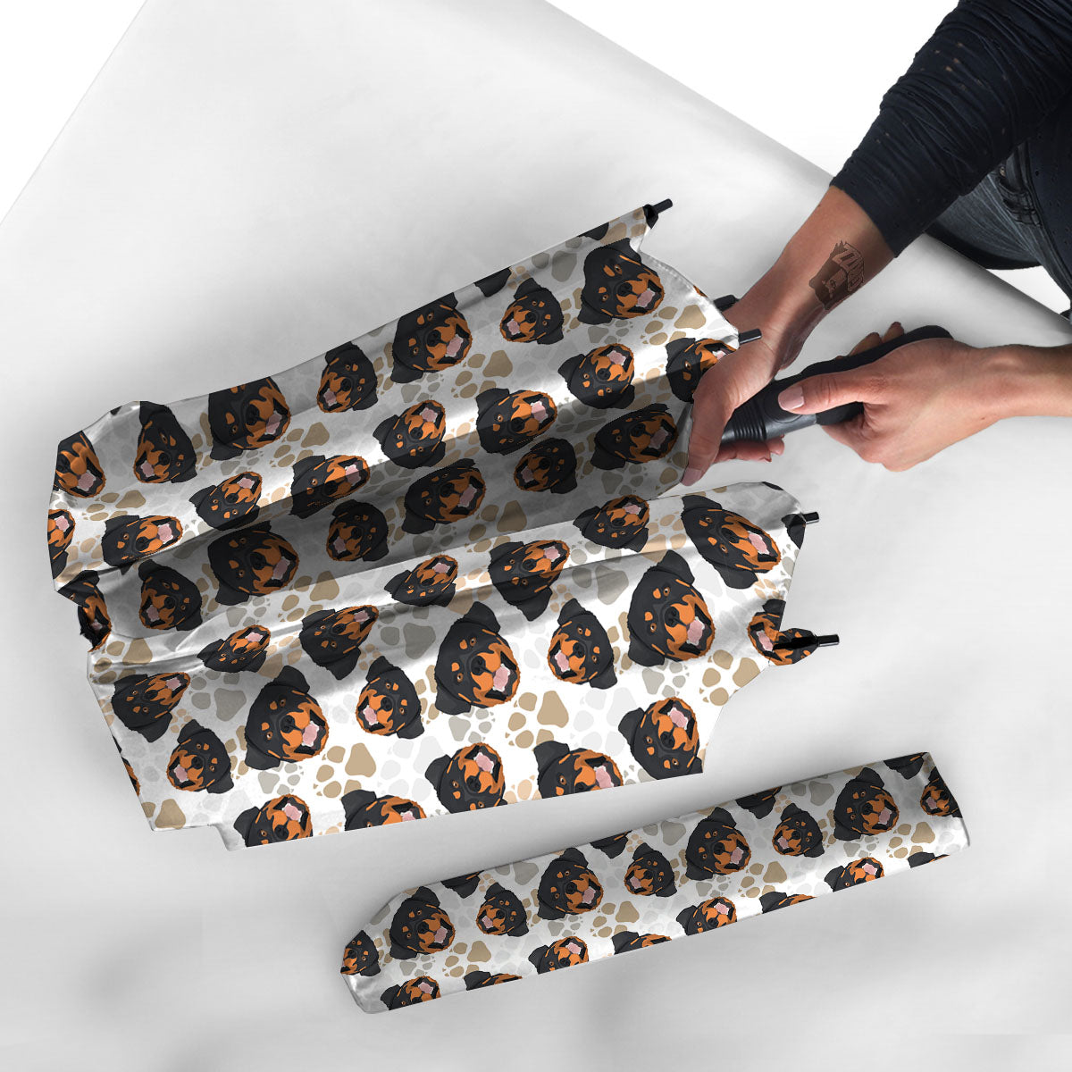 Rottweiler Print Pattern Umbrella-grizzshop
