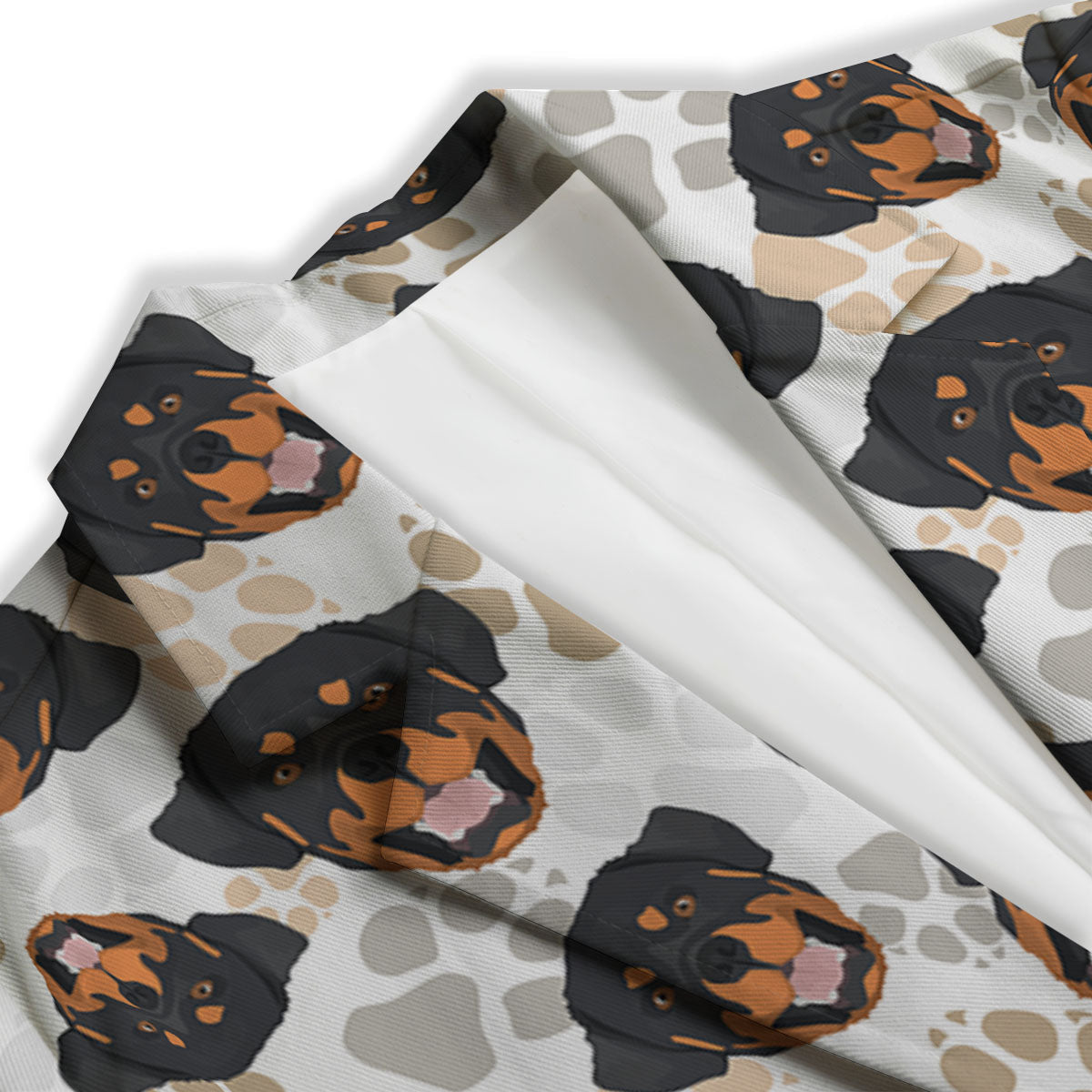 Rottweiler Print Pattern Women's Blazer-grizzshop