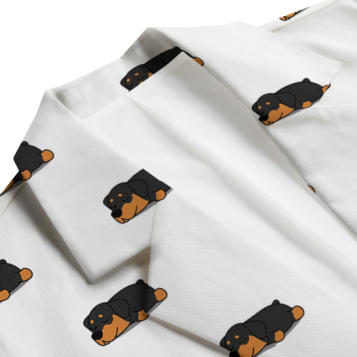 Rottweiler Sleeping Print Pattern Men's Blazer-grizzshop