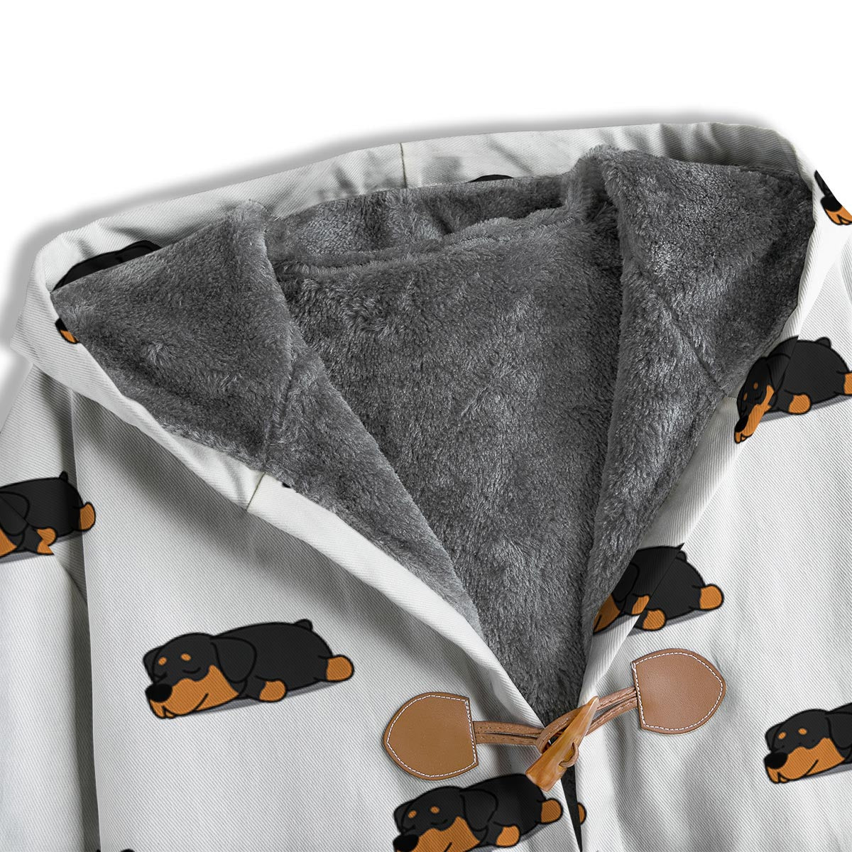 Rottweiler Sleeping Print Pattern Men's Windbreaker Jacket-grizzshop