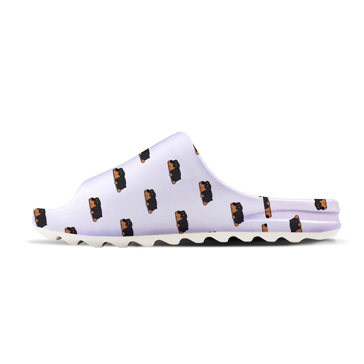 Rottweiler Sleeping Print Pattern Sandals-grizzshop