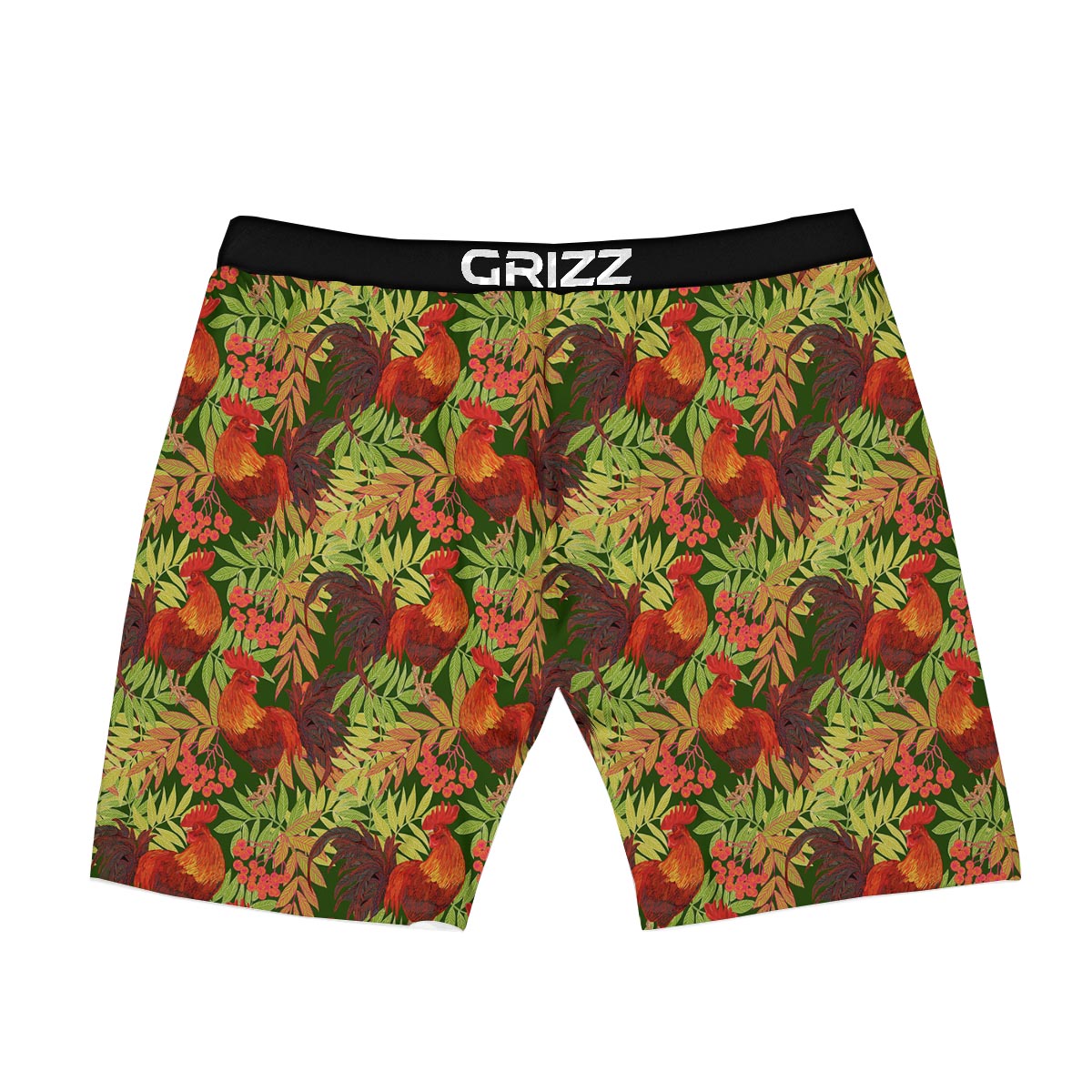 Rowan And Rooster Print Pattern Boxer Briefs-grizzshop