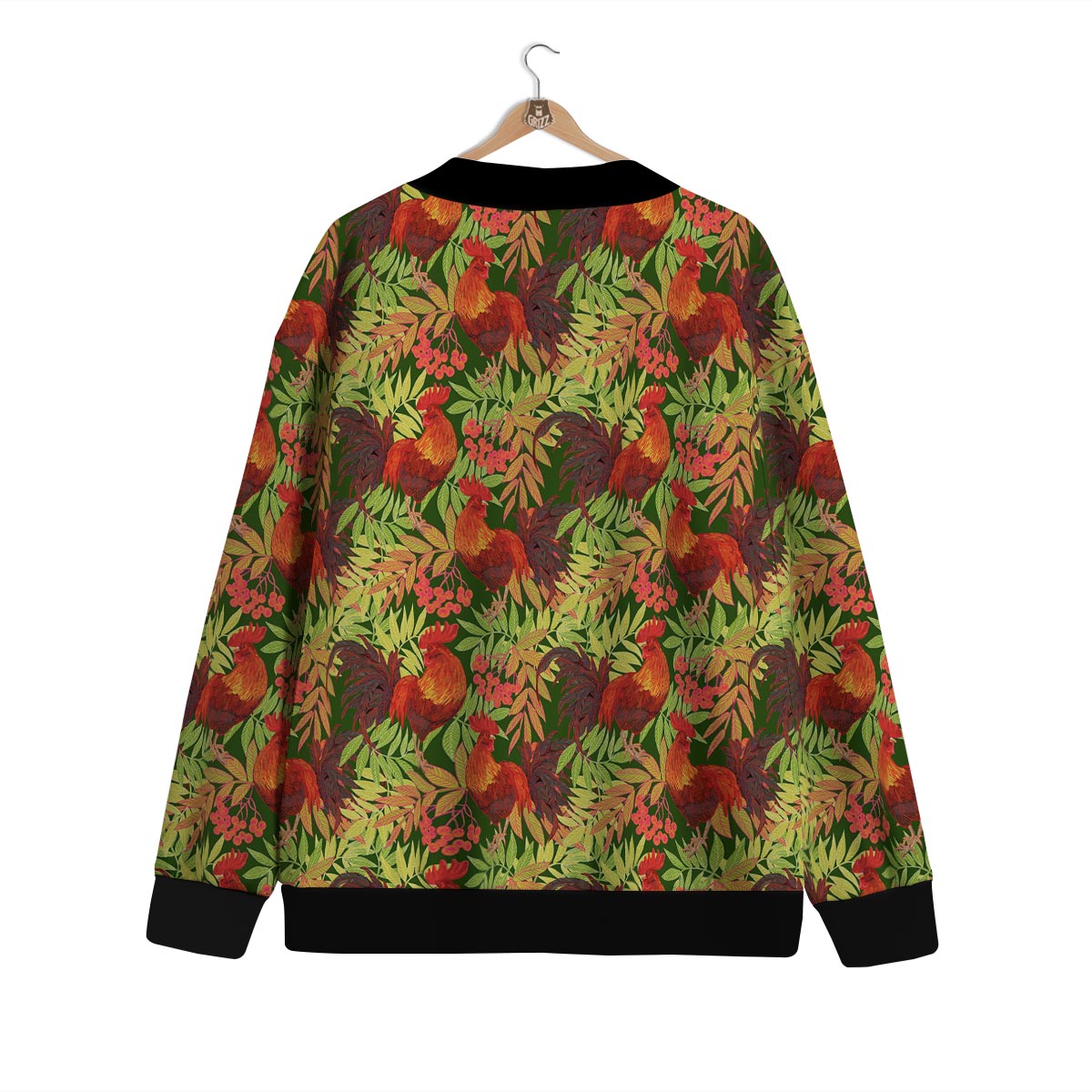 Rowan And Rooster Print Pattern Cardigan-grizzshop