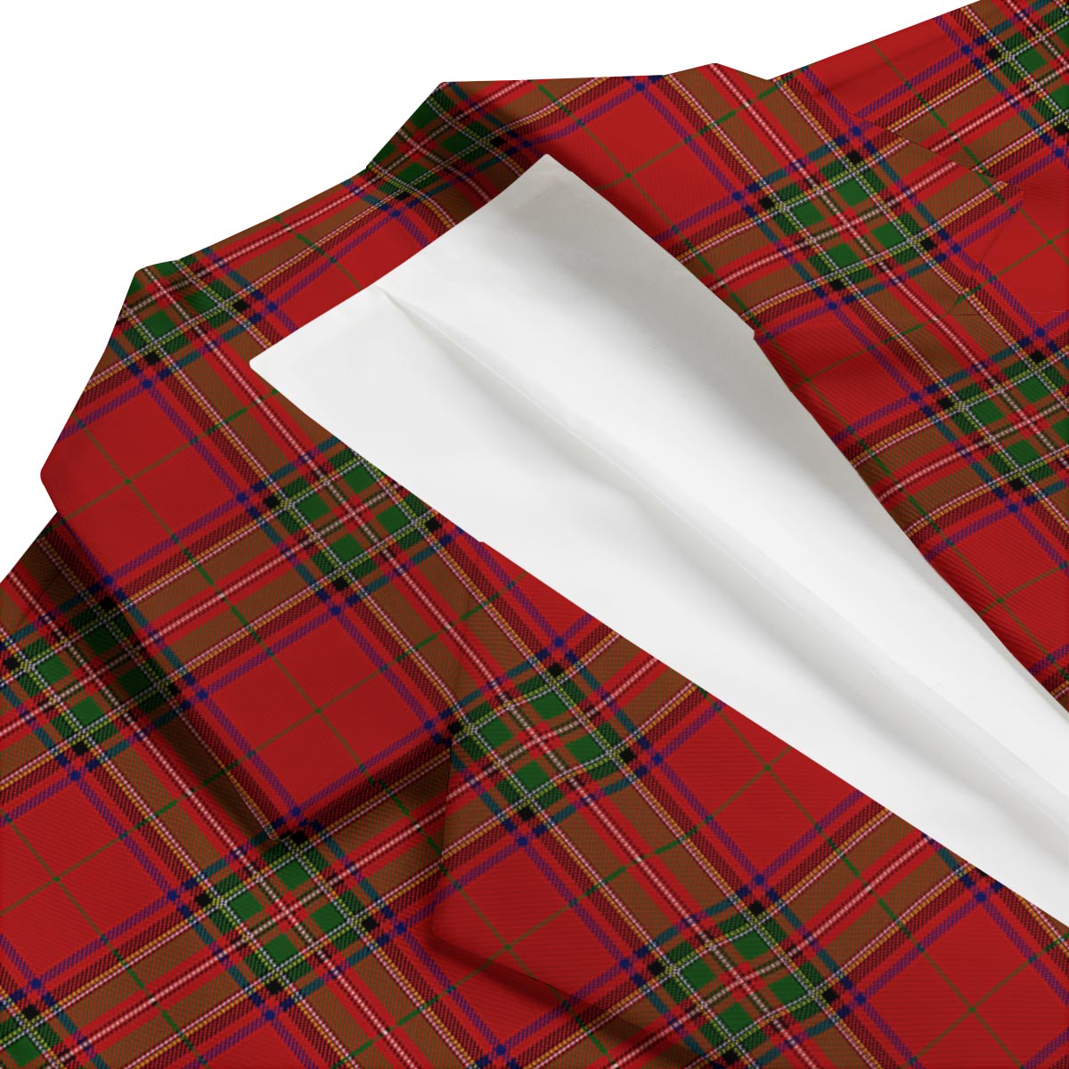 Royal Stewart Tartan Print Pattern Men's Blazer-grizzshop