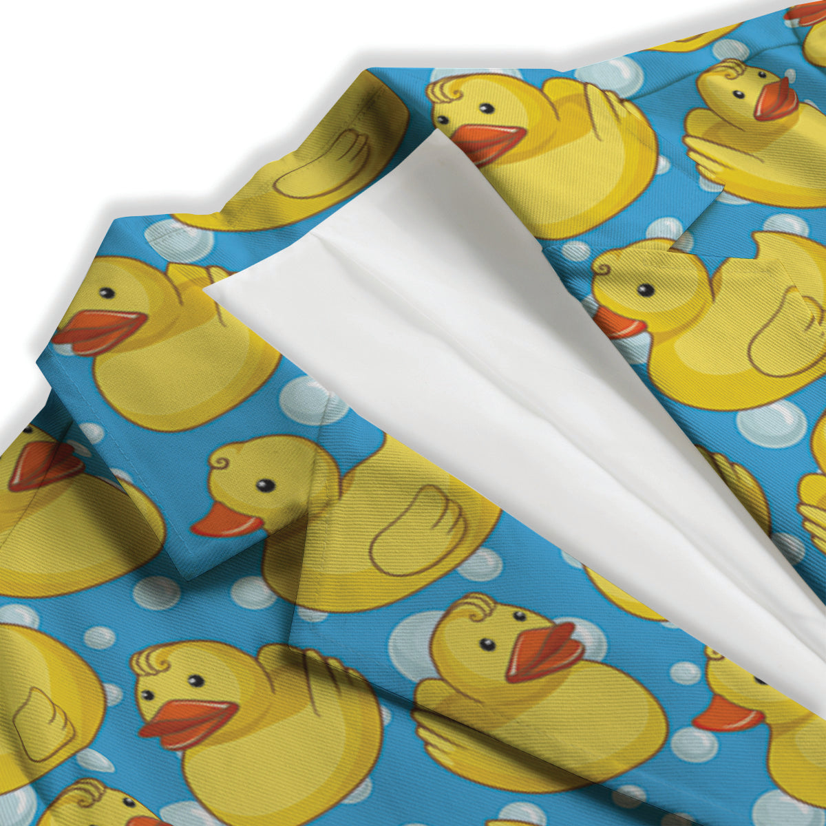 Rubber Duck In Water Print Pattern Women's Blazer-grizzshop