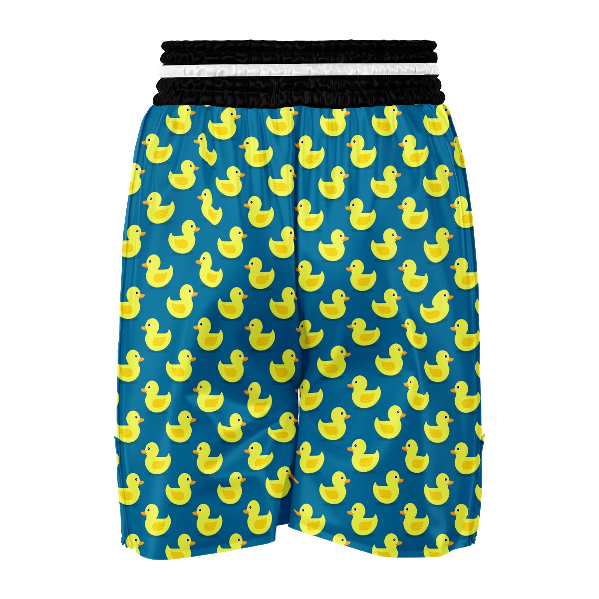 Rubber Duck Pattern Print Boxing Shorts-grizzshop