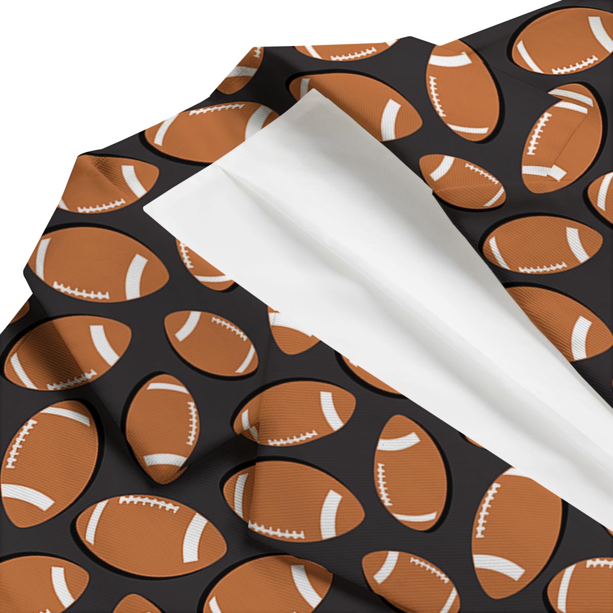 Rugby Ball American Football Print Pattern Men's Blazer-grizzshop