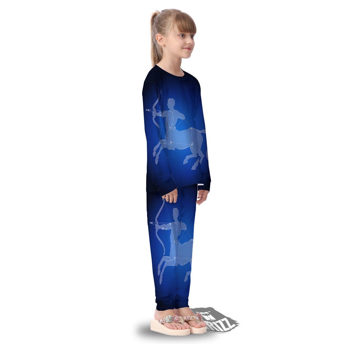 Sagittarius Constellation Print Kid's Pajamas-grizzshop