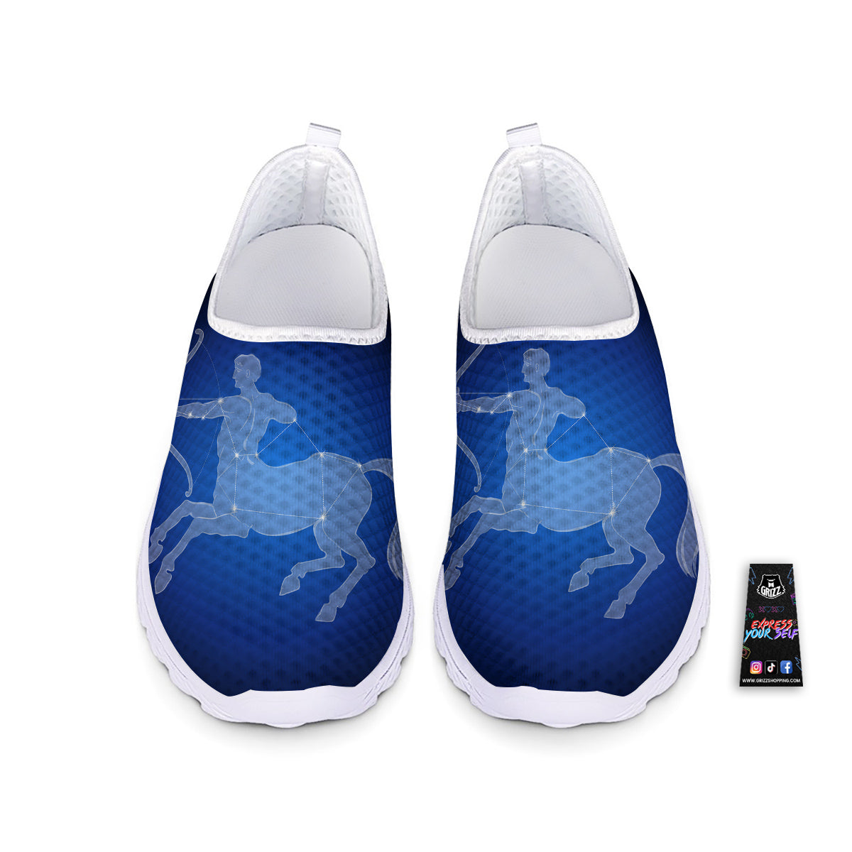 Sagittarius Constellation Print Nurse Shoes-grizzshop