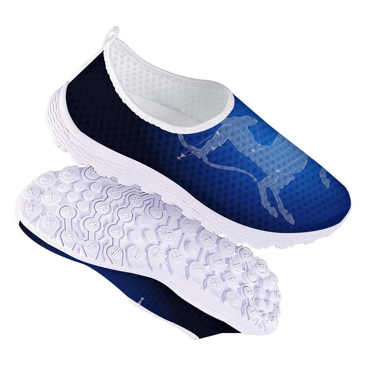 Sagittarius Constellation Print Nurse Shoes-grizzshop