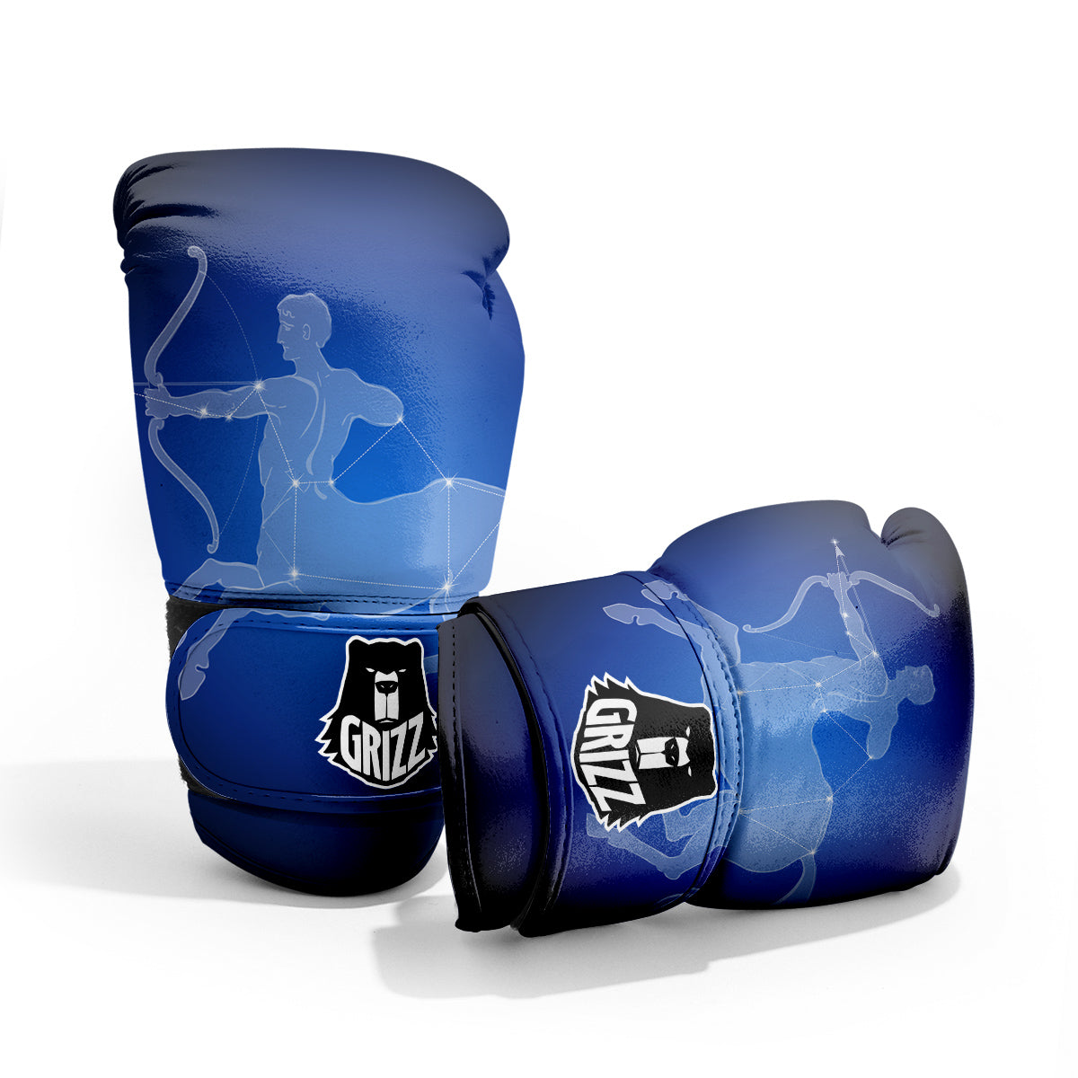 Sagittarius Constellation Print Pro Boxing Glove