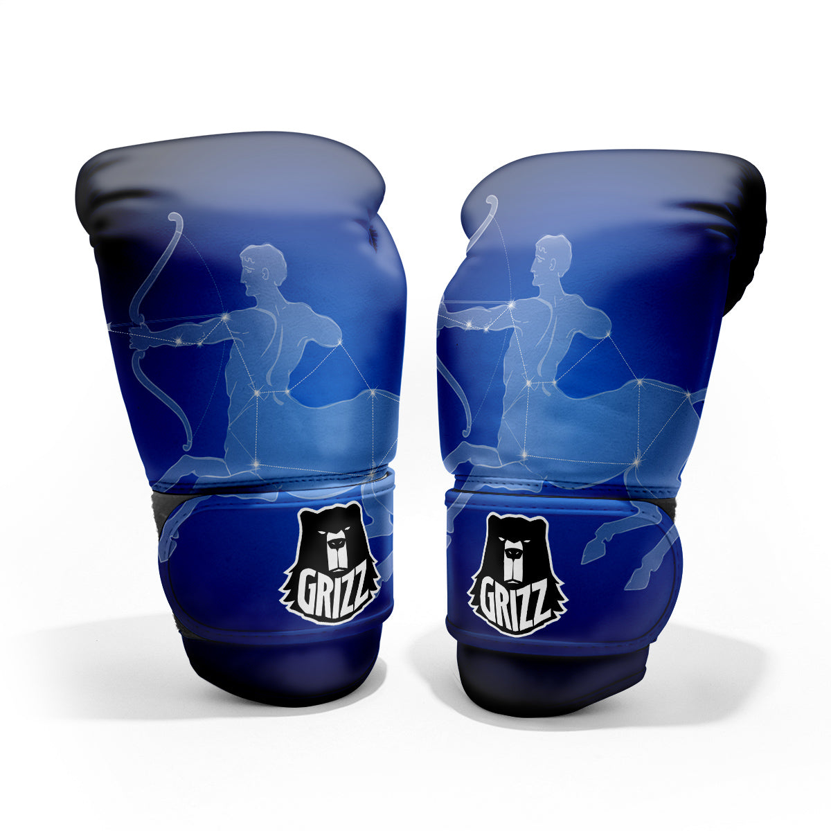 Sagittarius Constellation Print Pro Boxing Glove