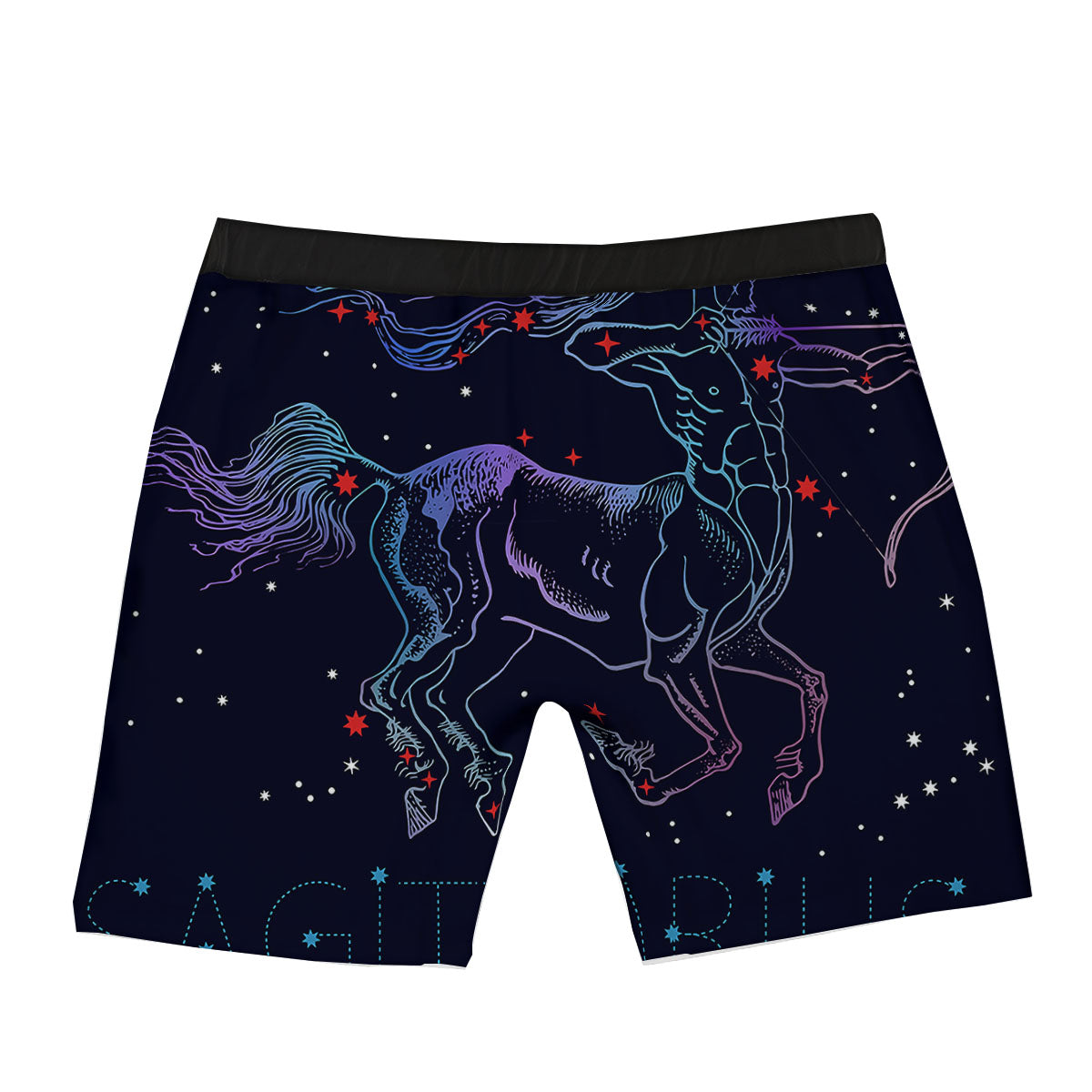 Sagittarius Constellation Sign Print Boxer Briefs-grizzshop