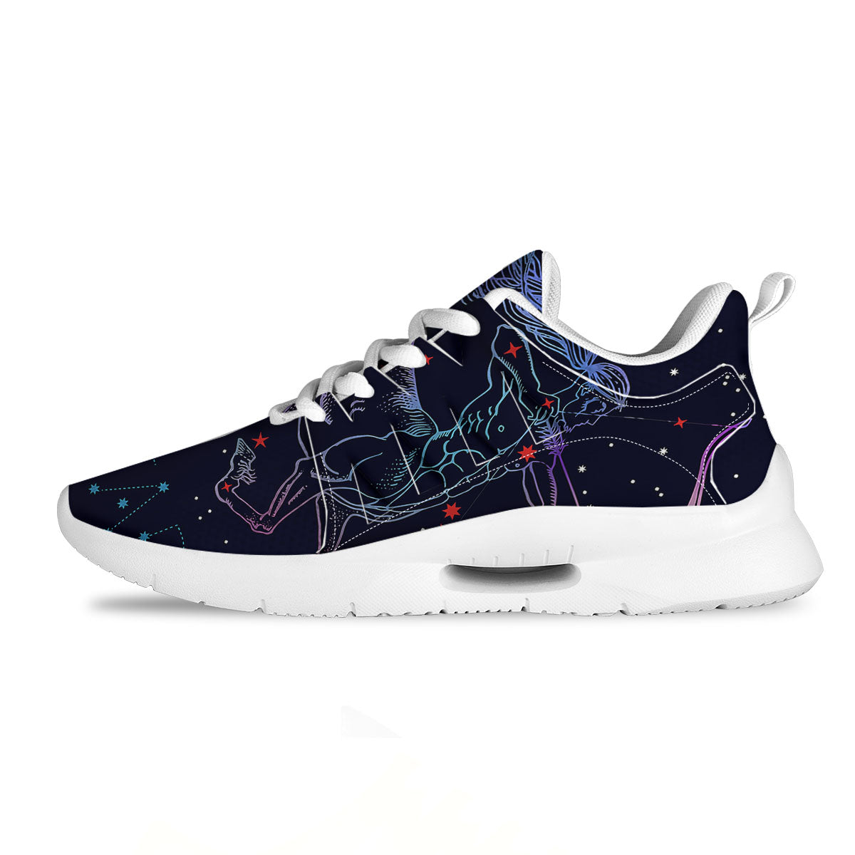 Sagittarius Constellation Sign Print Tennis Shoes-grizzshop