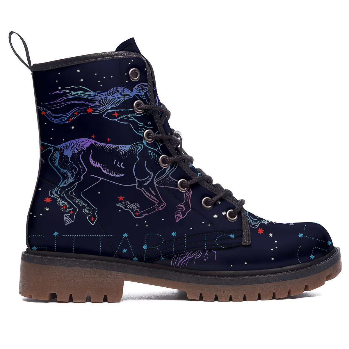 Sagittarius Constellation Sign Print Work Boots-grizzshop
