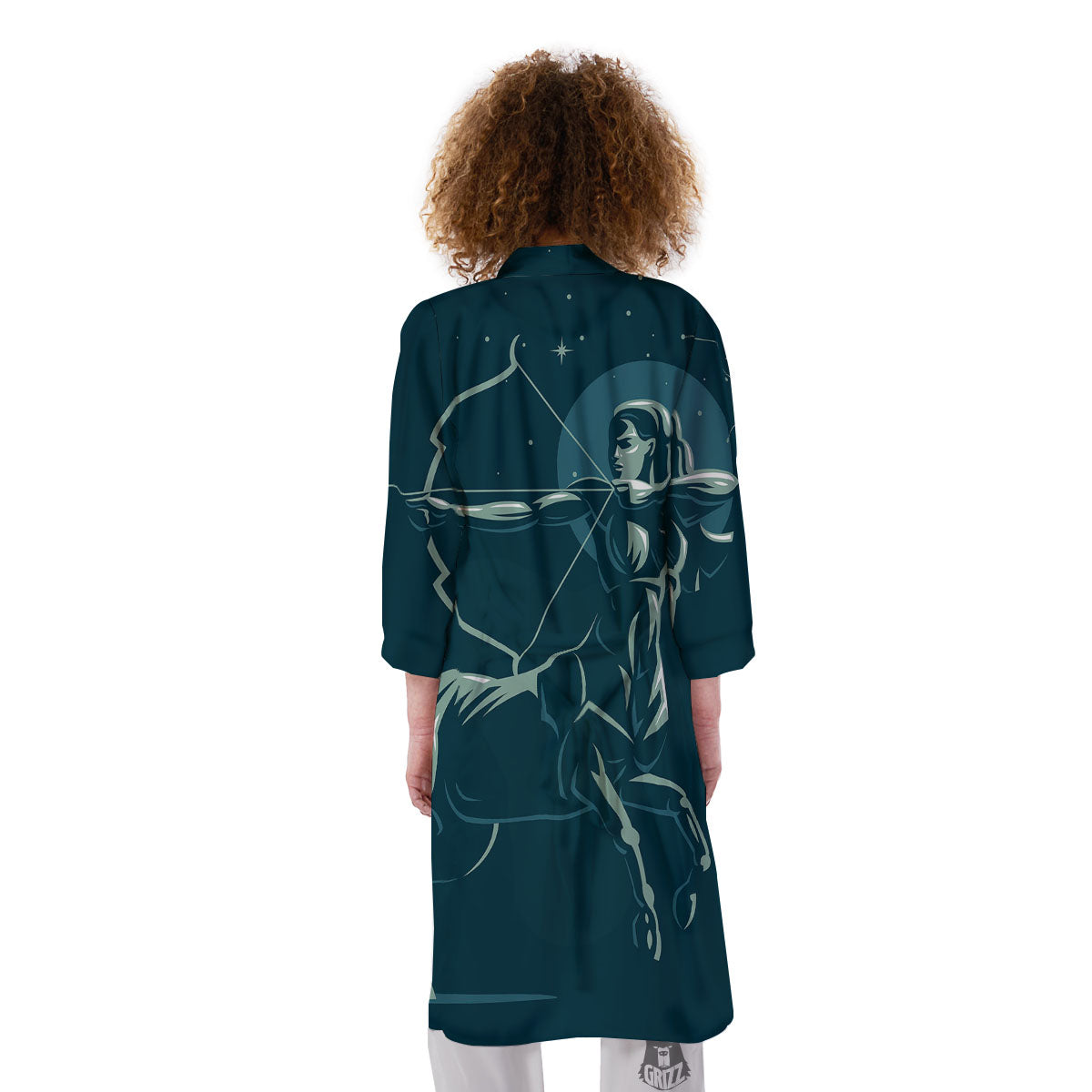 Sagittarius Sign Astrology Print Kimono-grizzshop