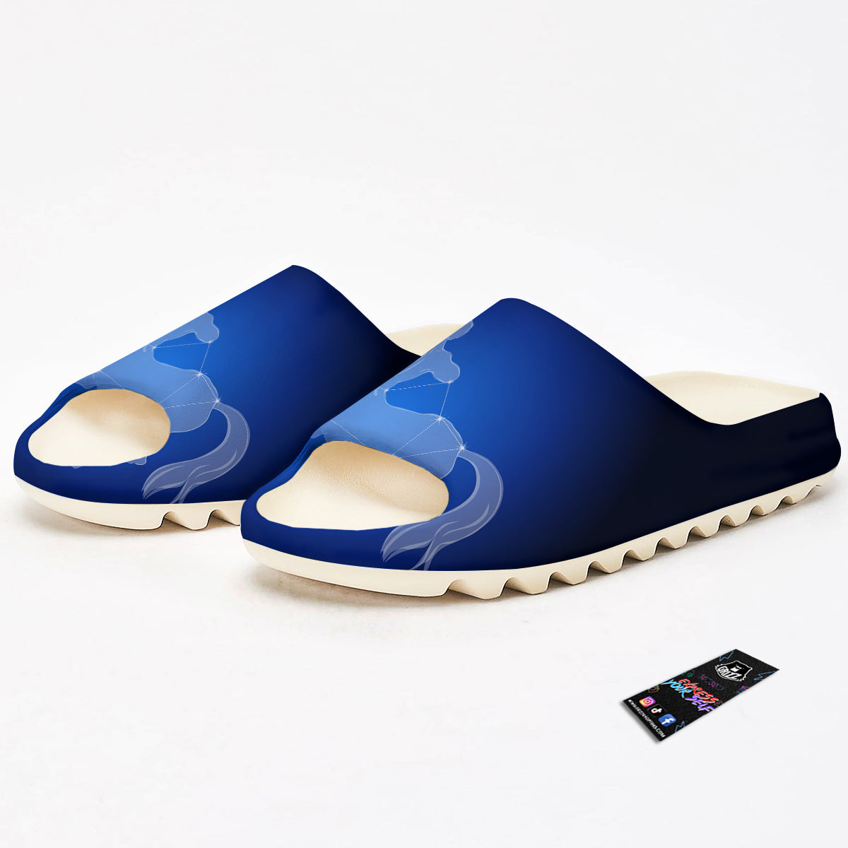 Sagittarius Constellation Print Sandals-grizzshop
