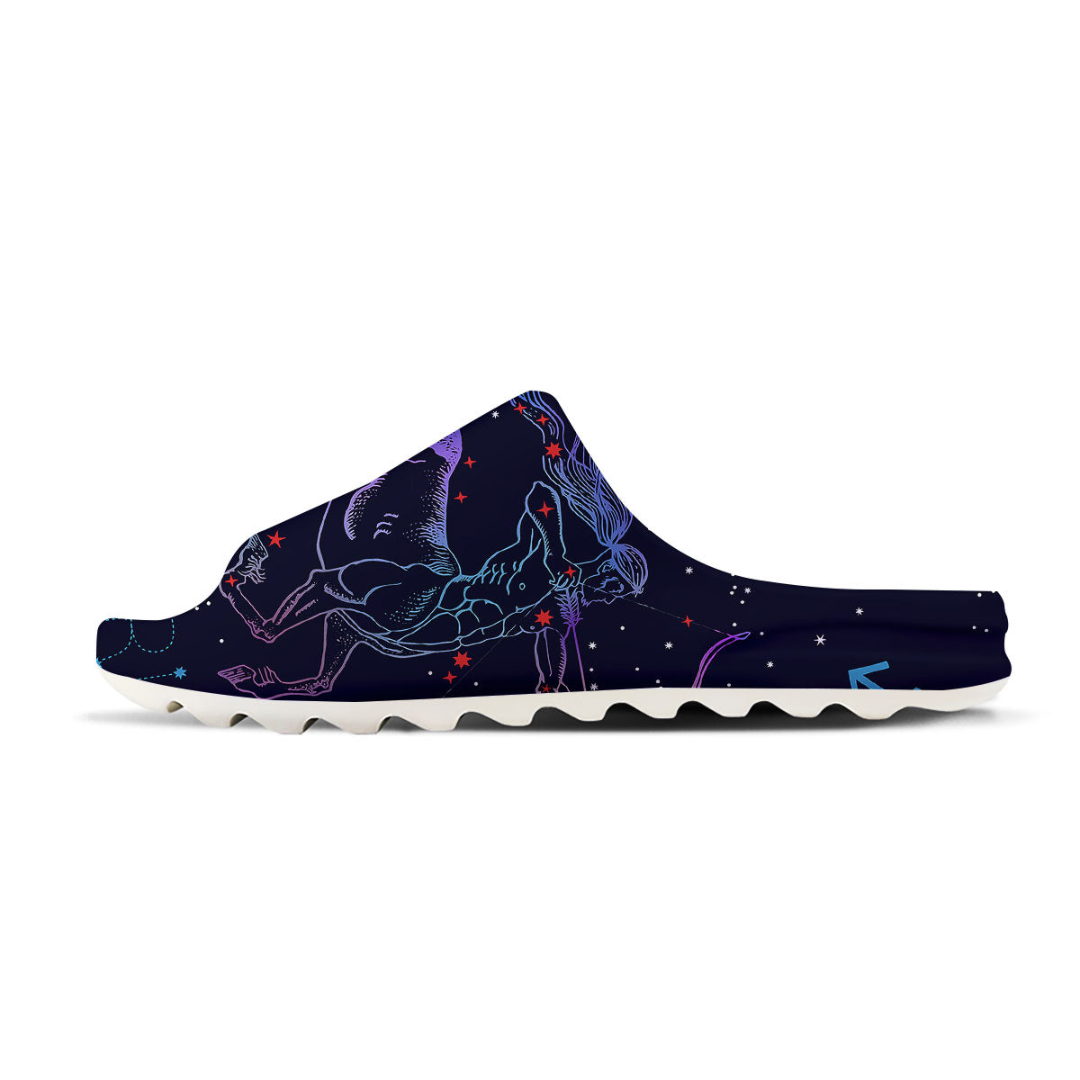 Sagittarius Constellation Sign Print Sandals-grizzshop
