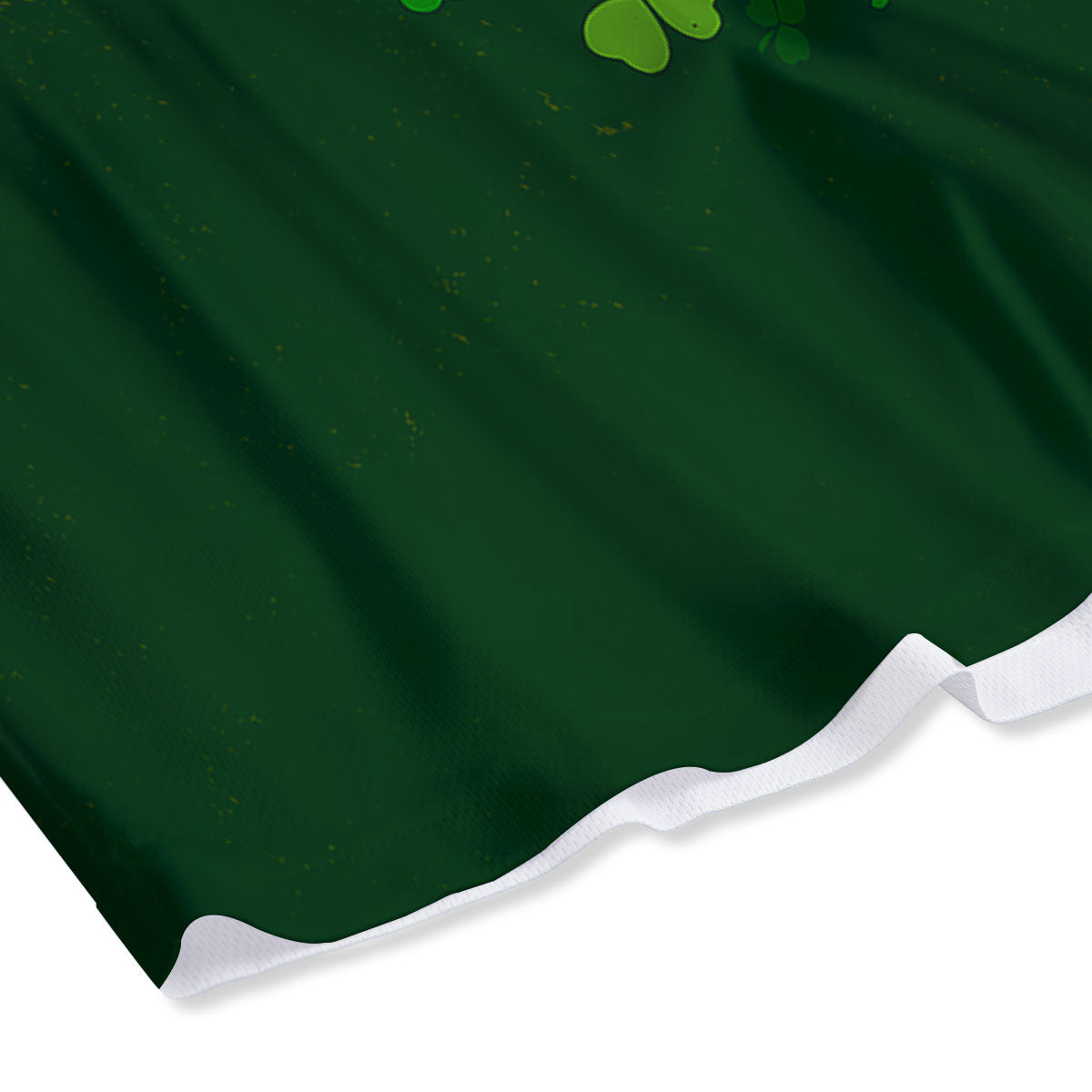 Saint Patrick's Day Green Clover Print Mesh Shorts