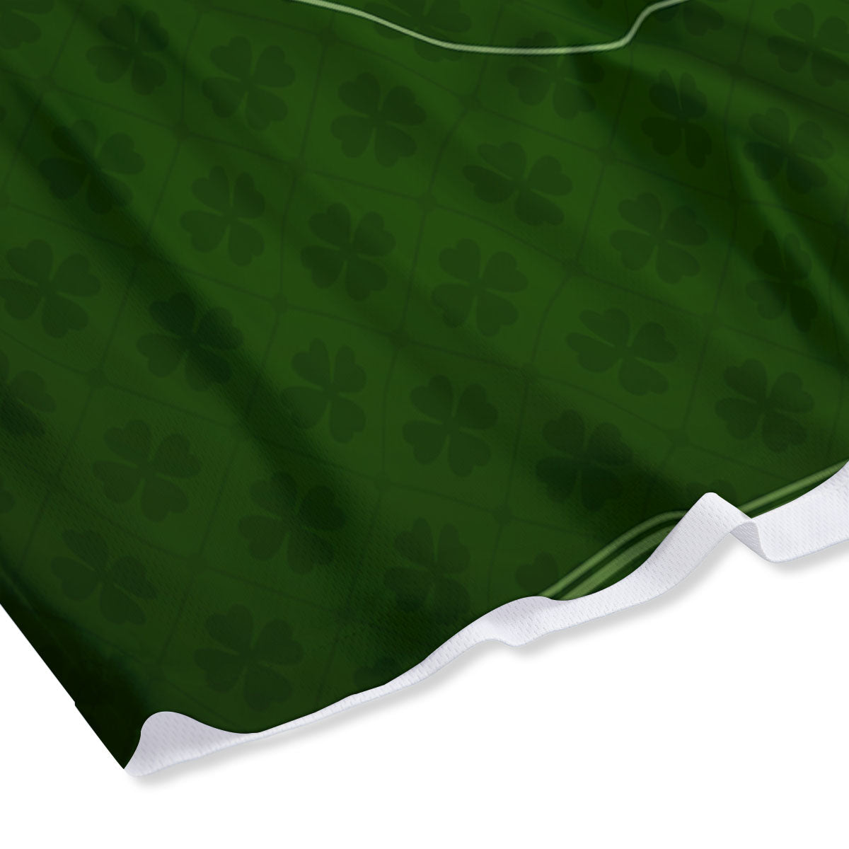 Saint Patrick's Day Irish Clover Print Mesh Shorts