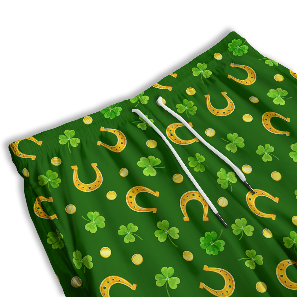 Saint Patrick's Day Irish Print Pattern Men's Athletic Shorts