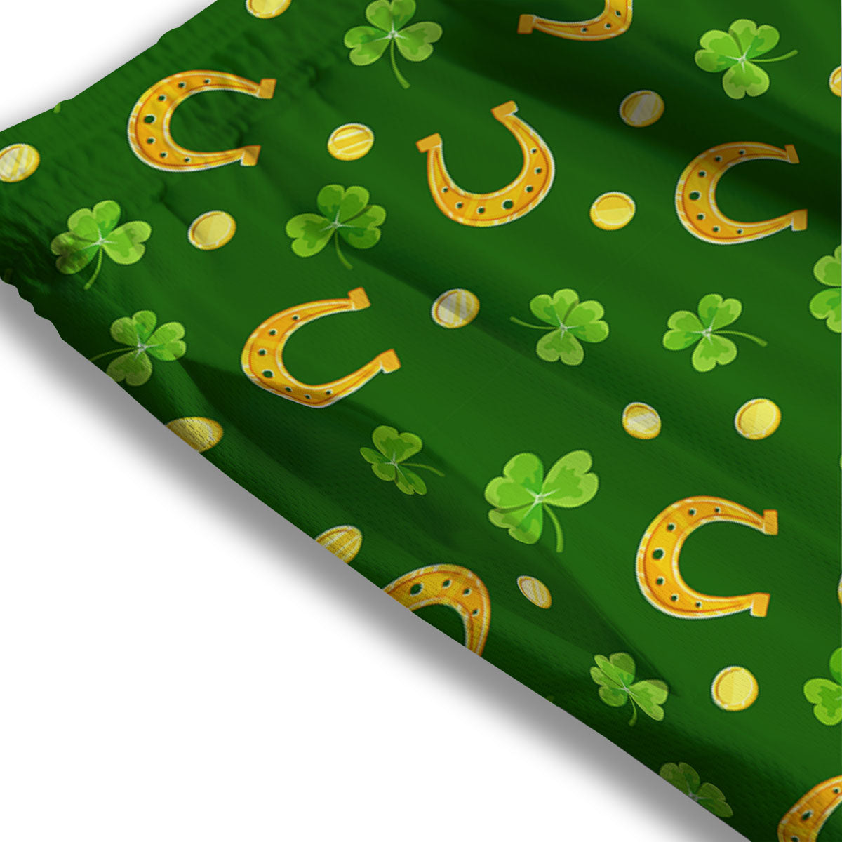 Saint Patrick's Day Irish Print Pattern Mesh Shorts