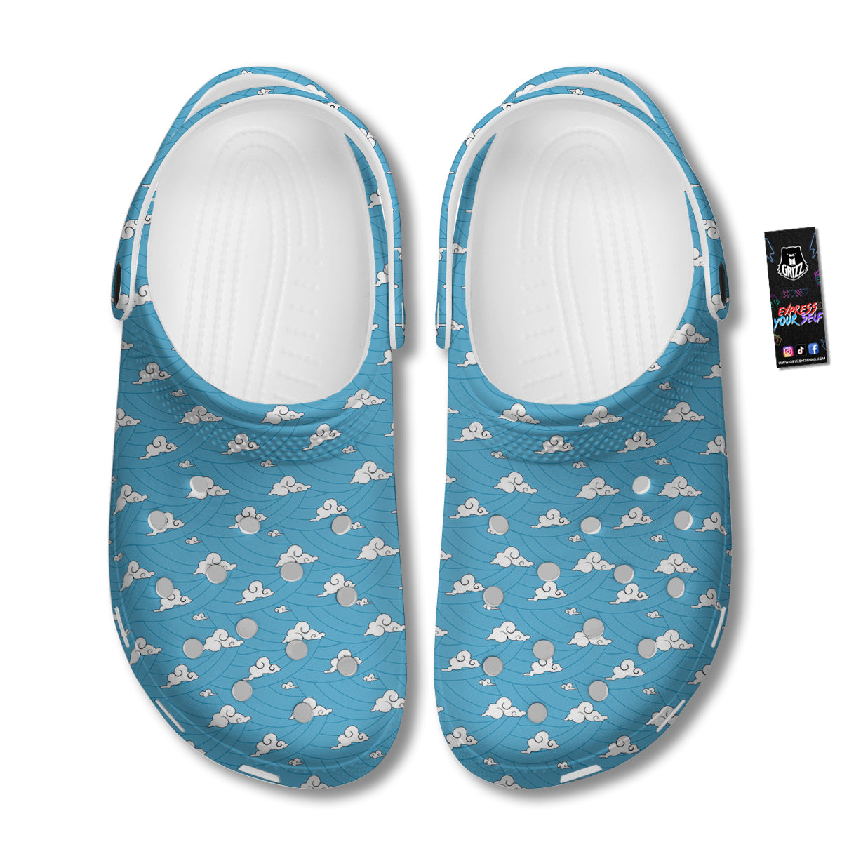 Sakonji Print Pattern Clog-grizzshop