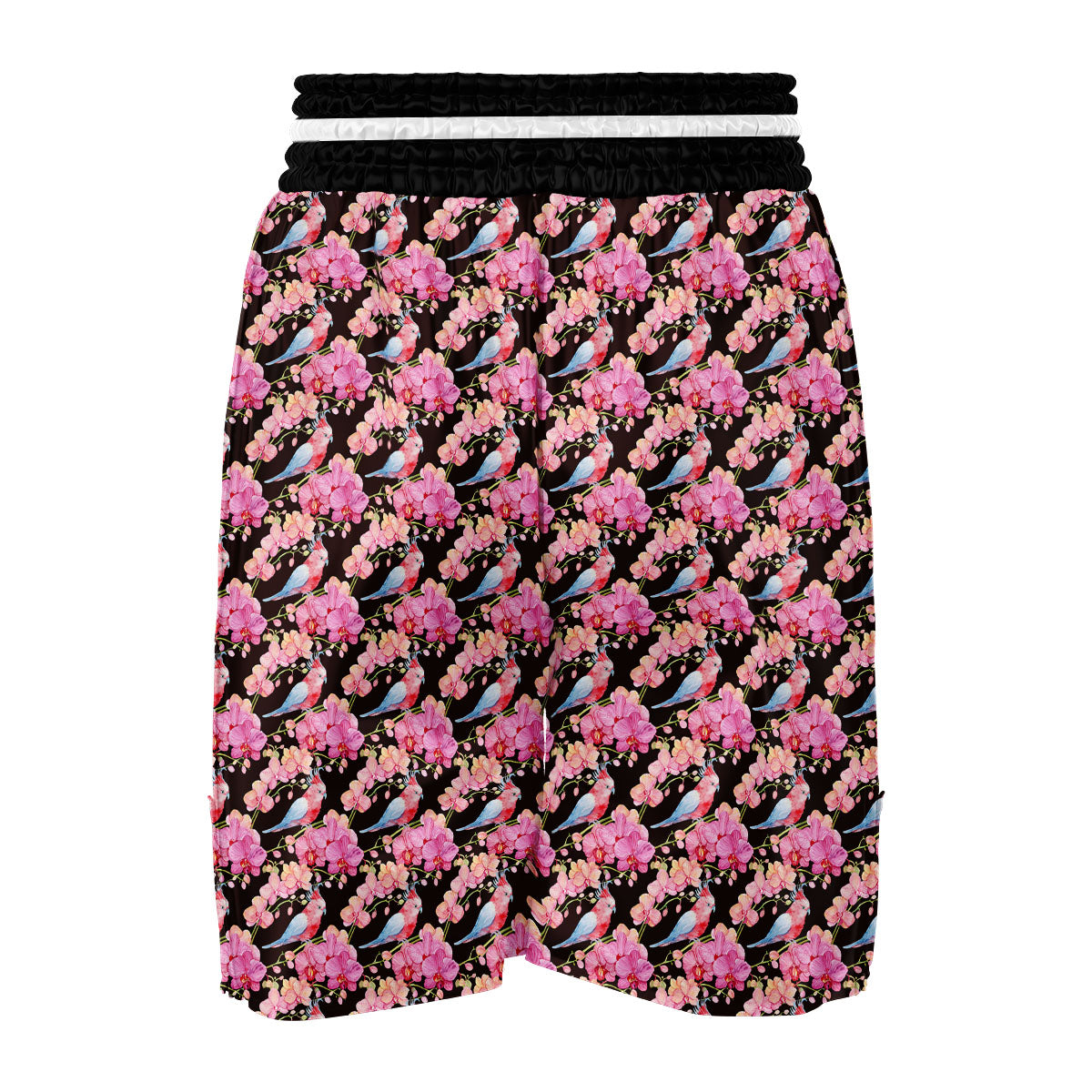 Sakura and Bird Boxing Shorts-grizzshop