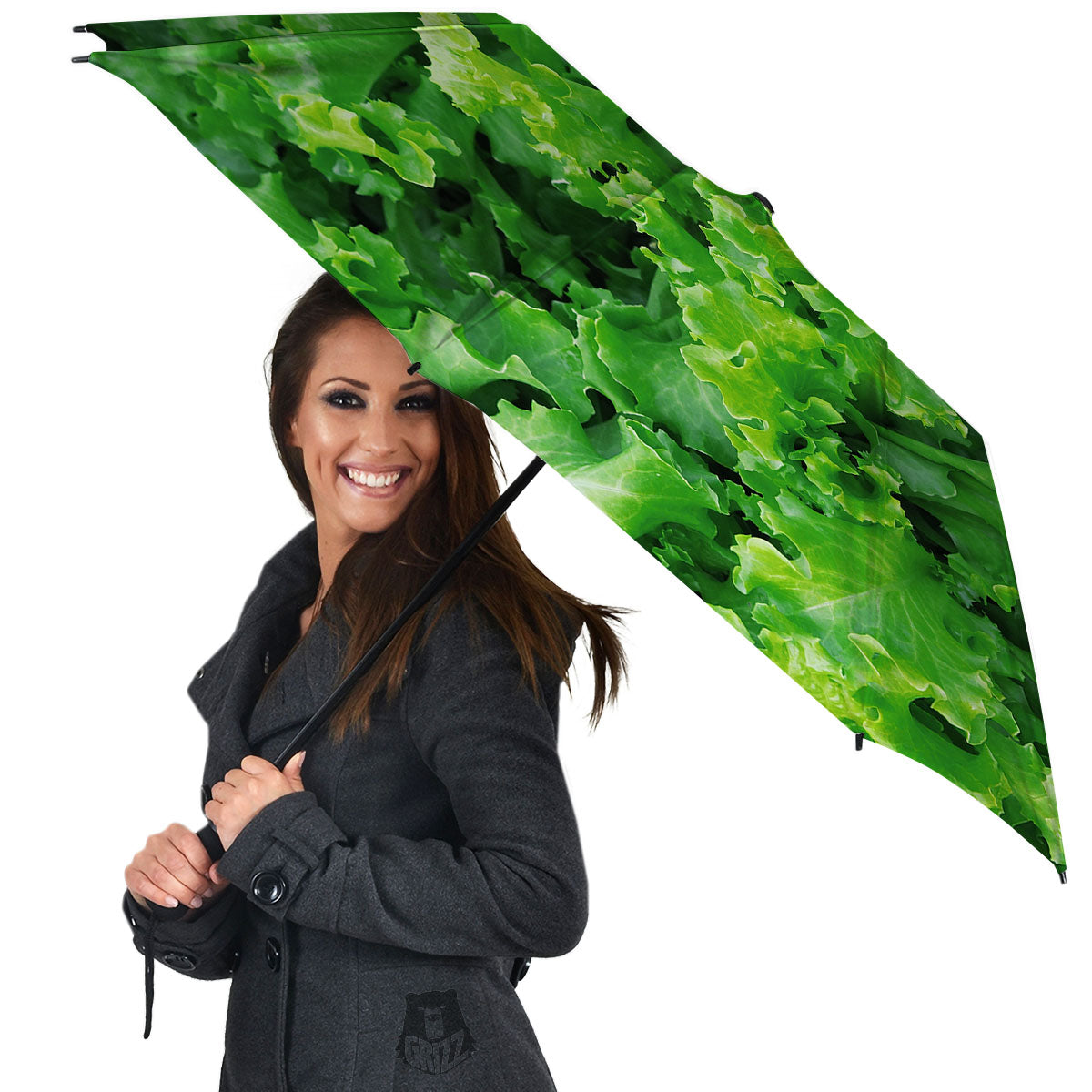 Salad Lettuce Green Print Umbrella-grizzshop