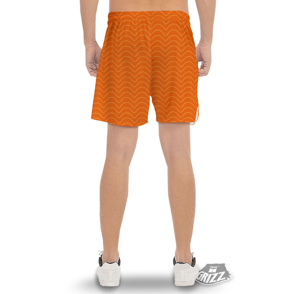 Salmon Fillet Print Men's Gym Shorts-grizzshop