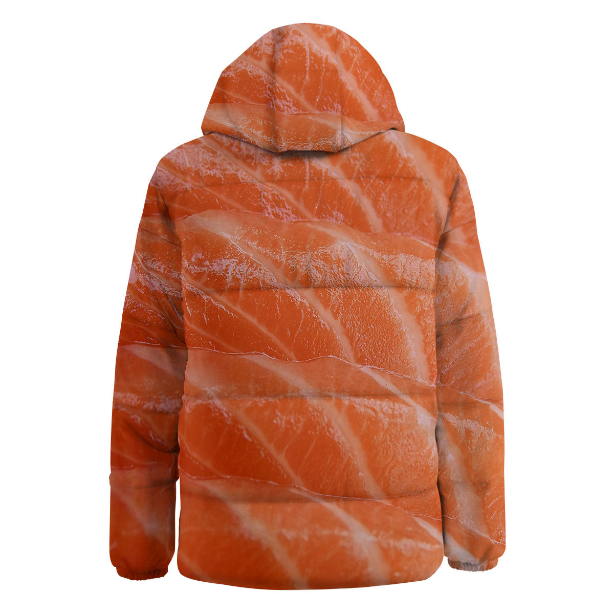 Salmon Print Down Jacket-grizzshop