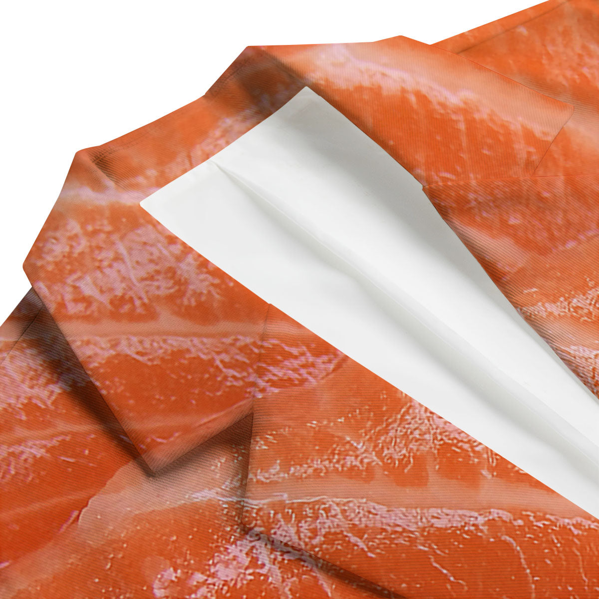 Salmon Print Men's Blazer-grizzshop