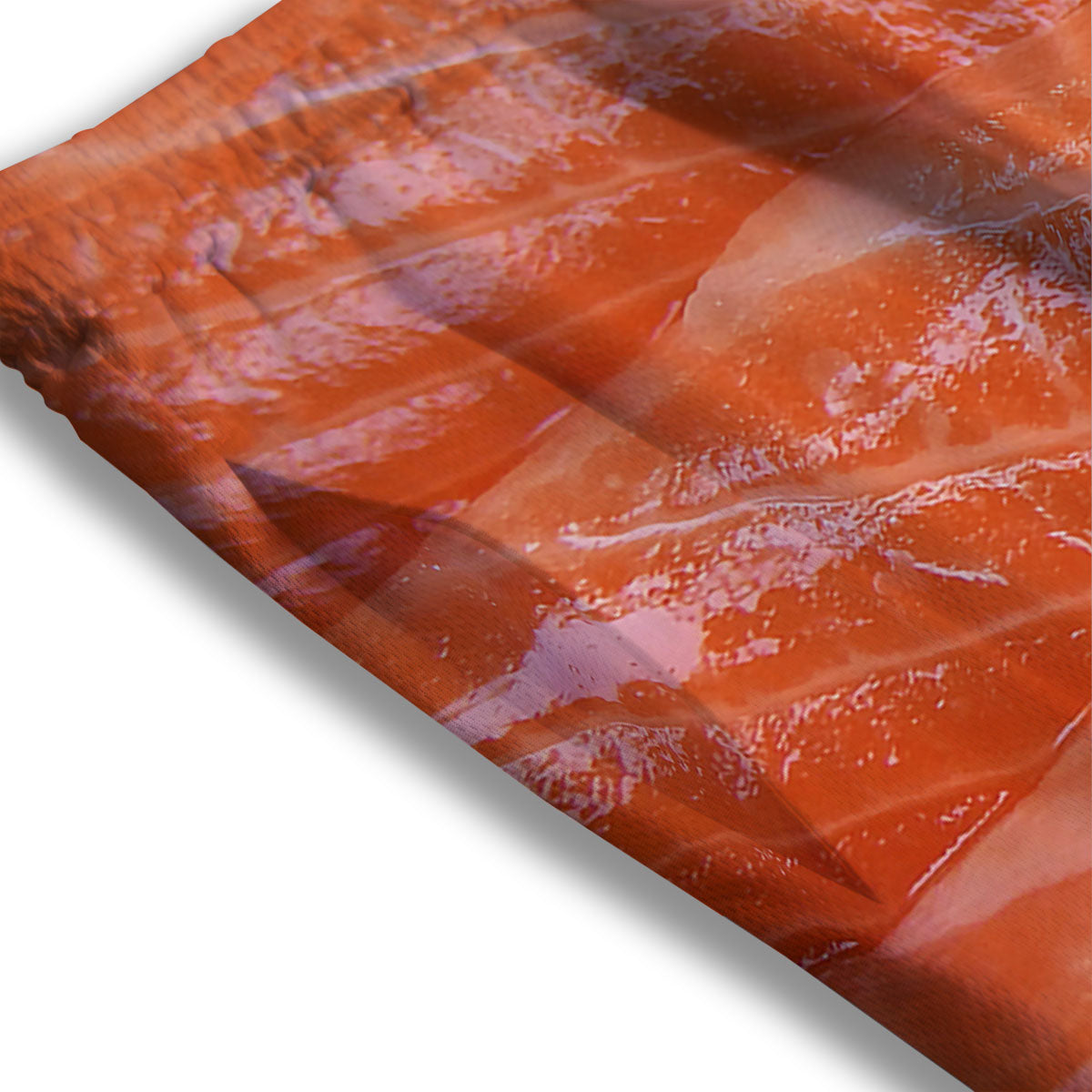Salmon Print Mesh Shorts