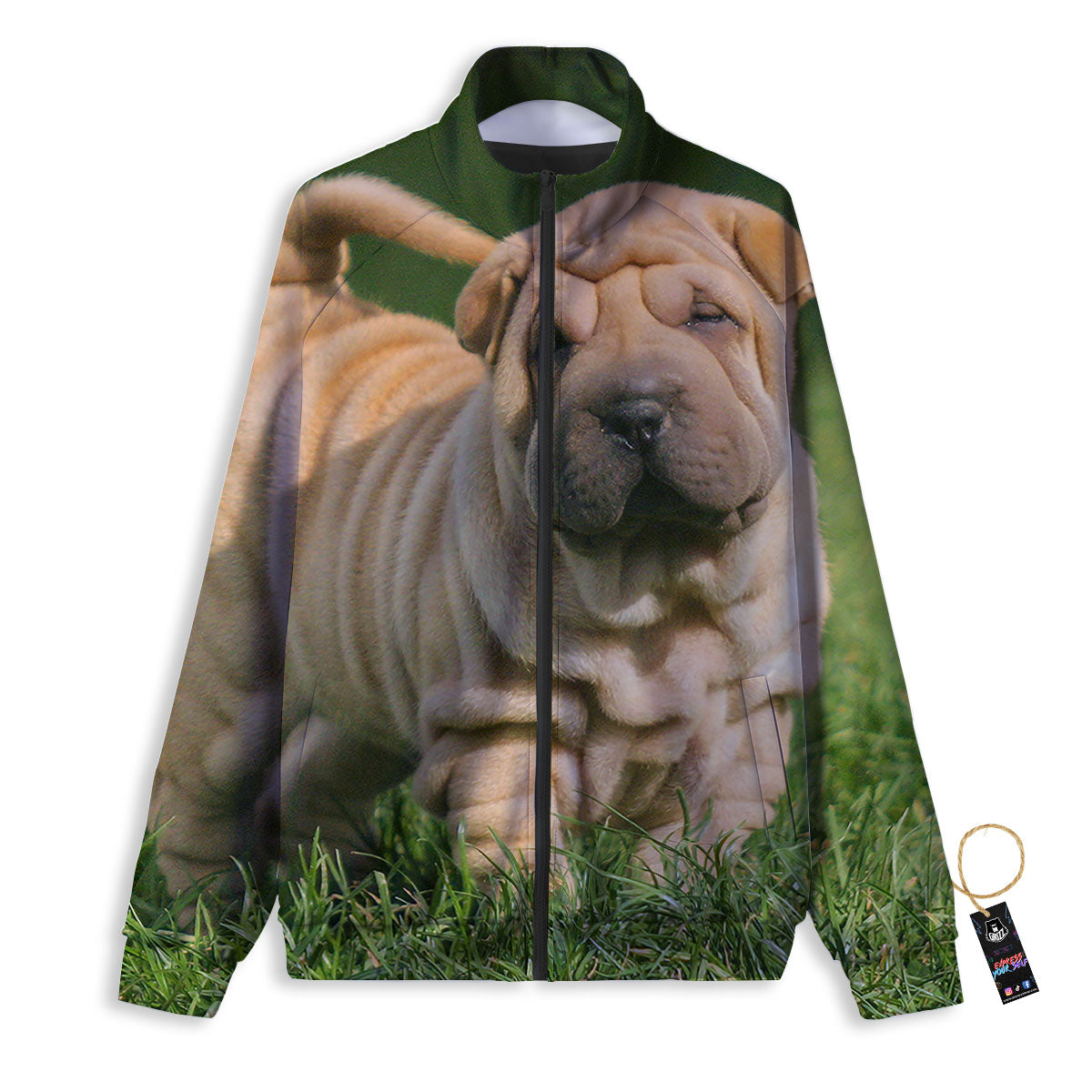 Salmon Print Track Jacket-grizzshop