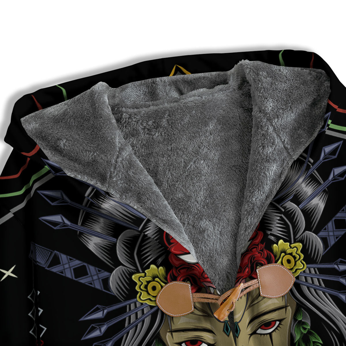 Samurai Girl Japanese Print Men's Windbreaker Jacket-grizzshop