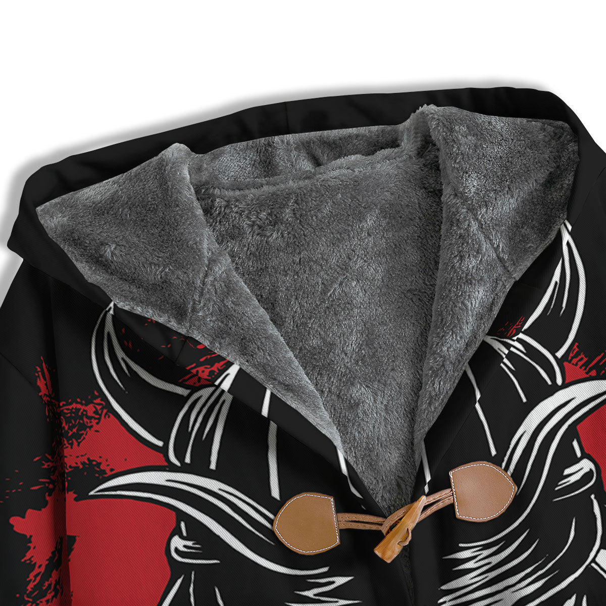 Samurai Mask Old Japanese Print Men's Windbreaker Jacket-grizzshop