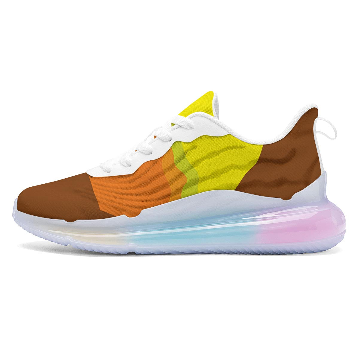 Samurai Sunset Japanese Print Running Sneakers-grizzshop