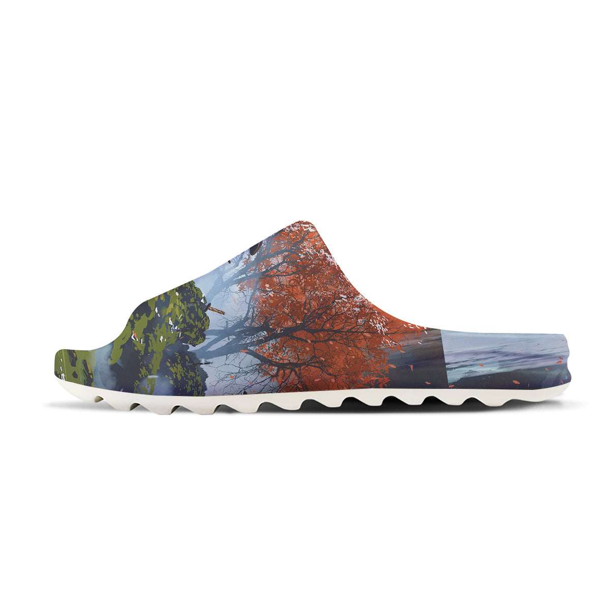 Samurai Fantasy Print Sandals-grizzshop