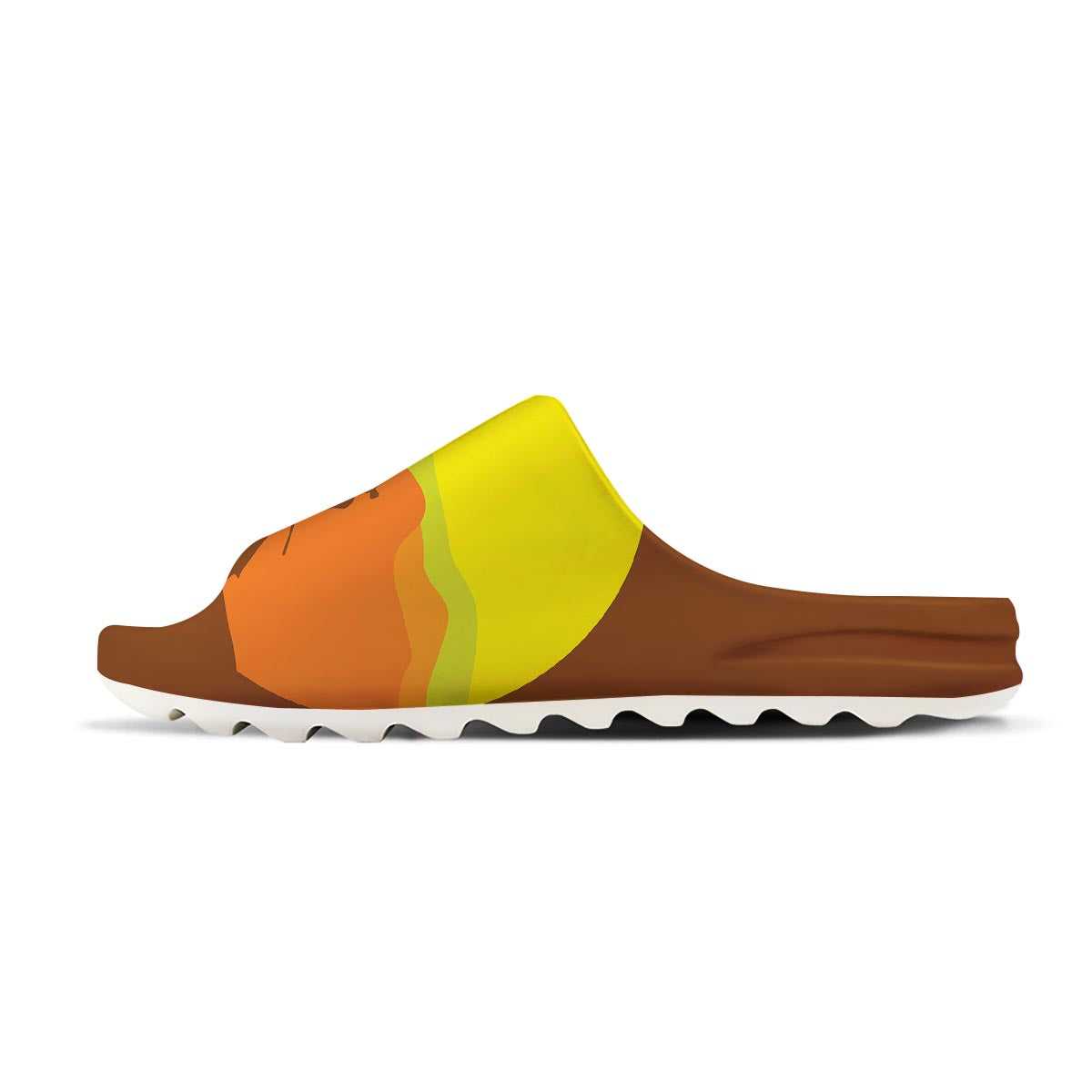 Samurai Sunset Japanese Print Sandals-grizzshop