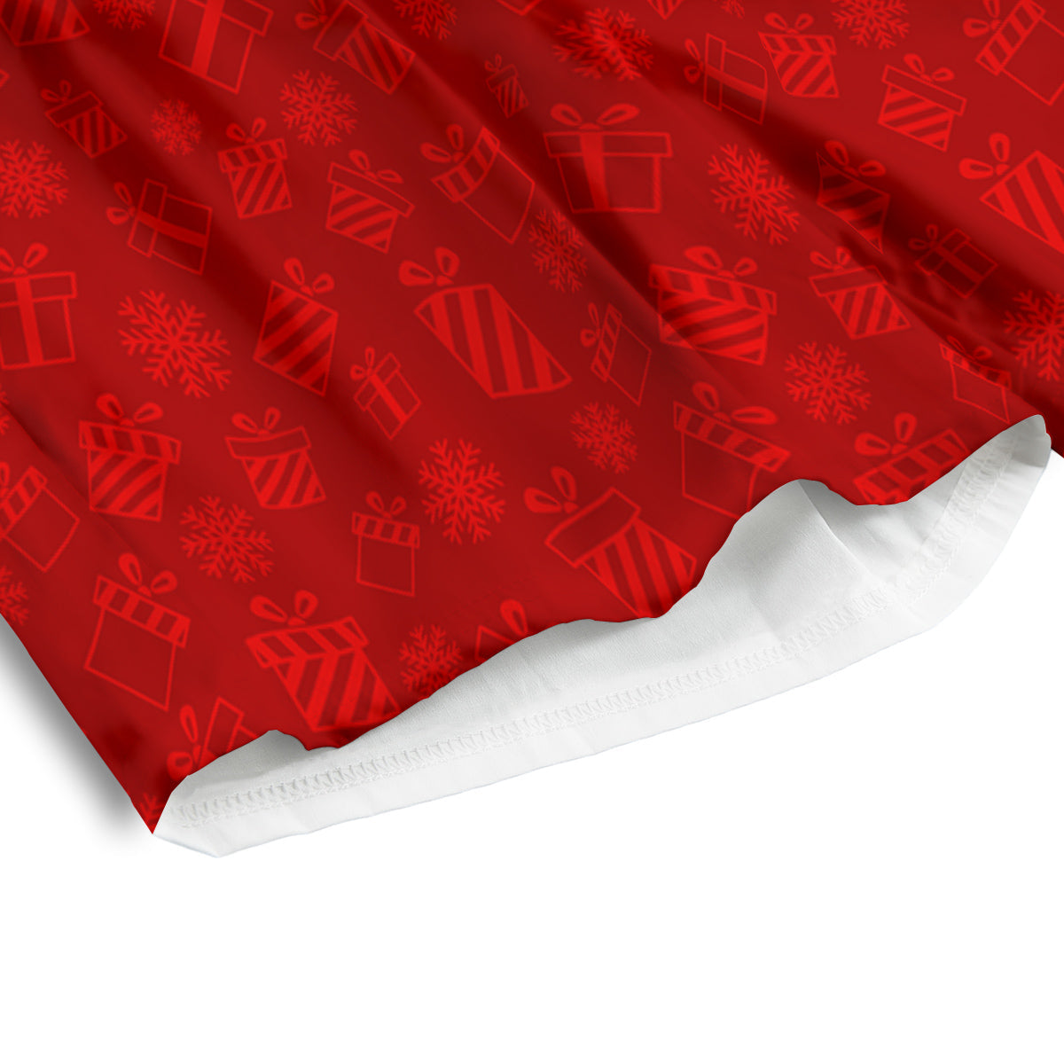 Santa Christmas Gift Print Pattern Men's Athletic Shorts