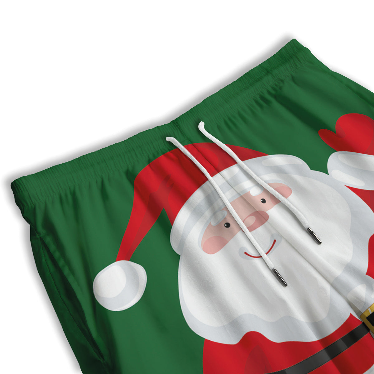 Santa Claus Cartoon Print Men's Athletic Shorts