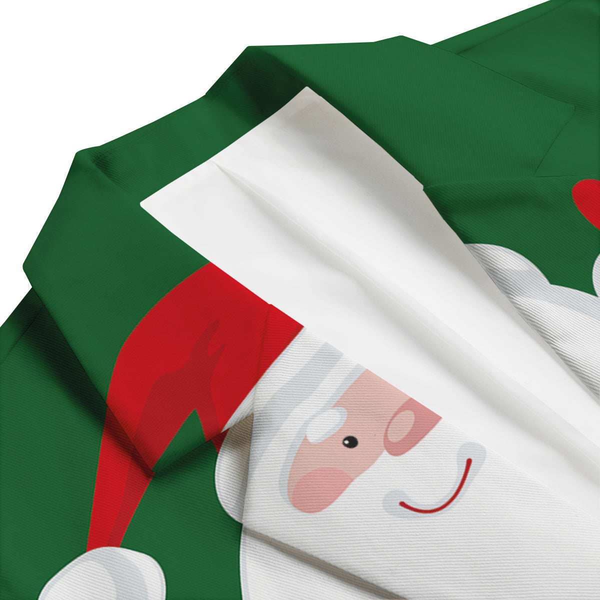 Santa Claus Cartoon Print Men's Blazer-grizzshop