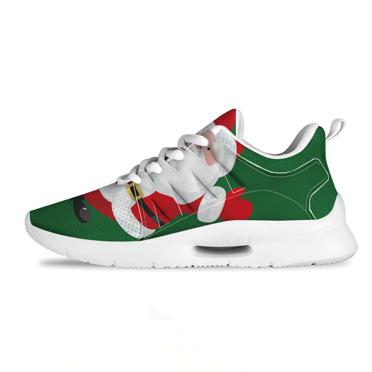 Santa Claus Cartoon Print Tennis Shoes-grizzshop