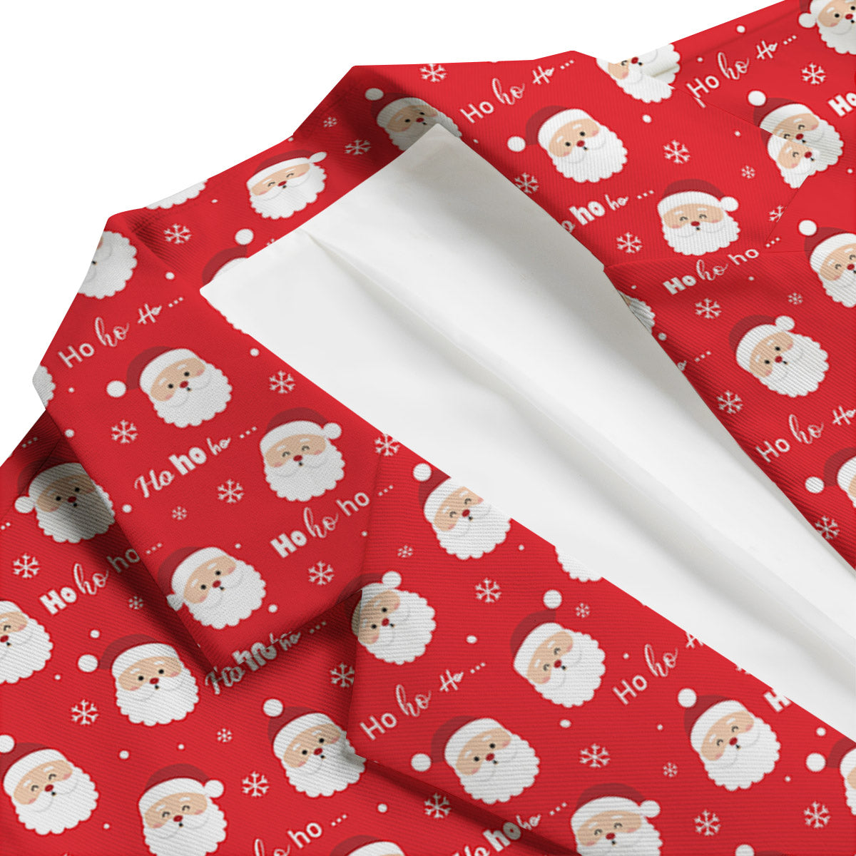 Santa Claus Christmas Print Pattern Men's Blazer-grizzshop