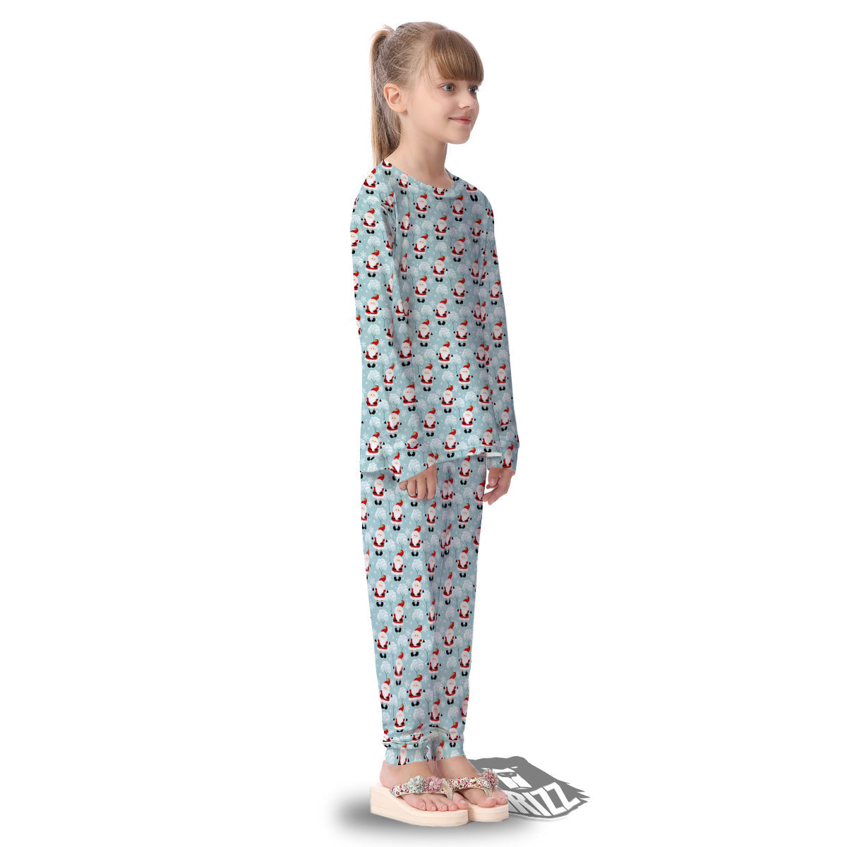Santa Claus Cute Print Pattern Kid's Pajamas-grizzshop