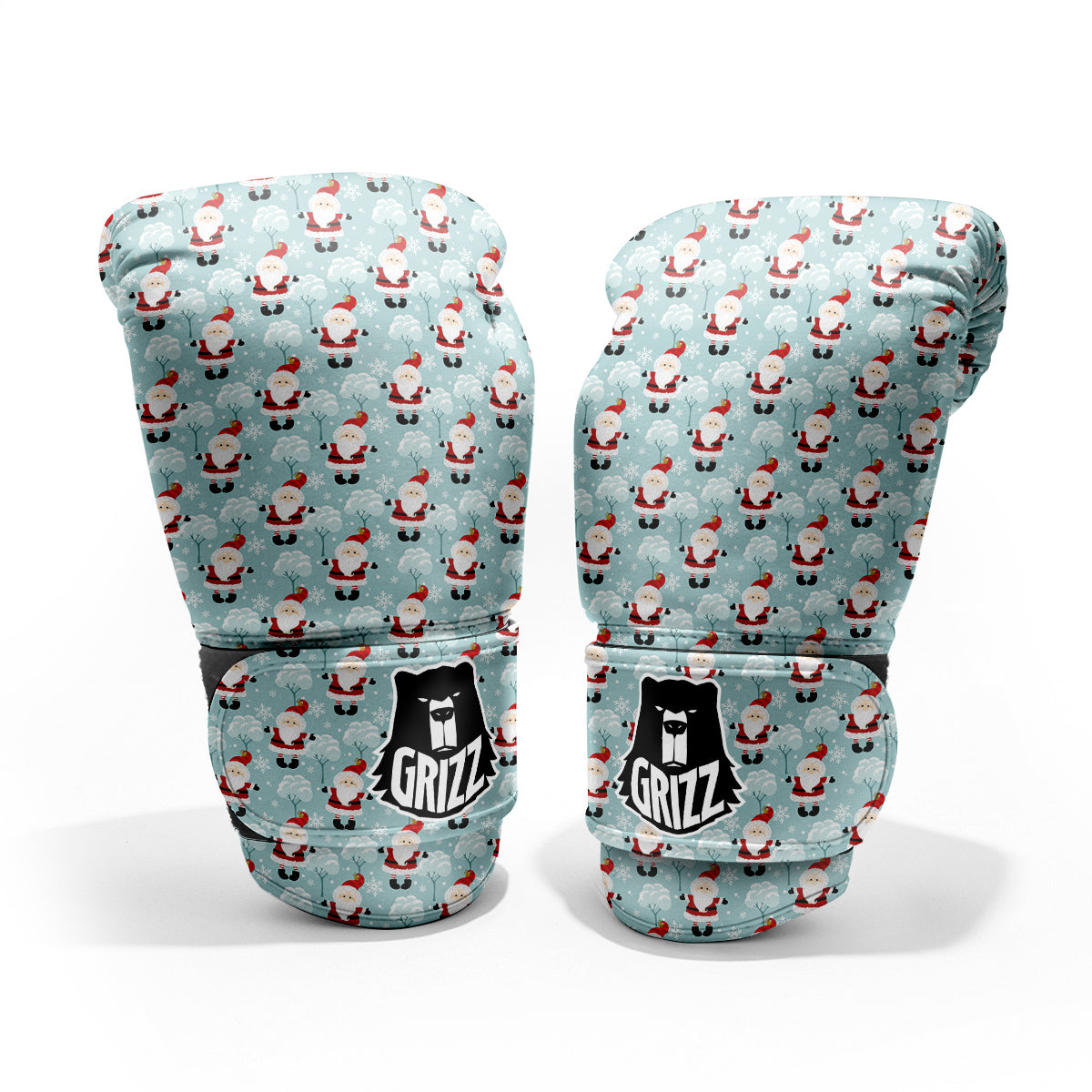 Santa Claus Cute Print Pattern Pro Boxing Glove