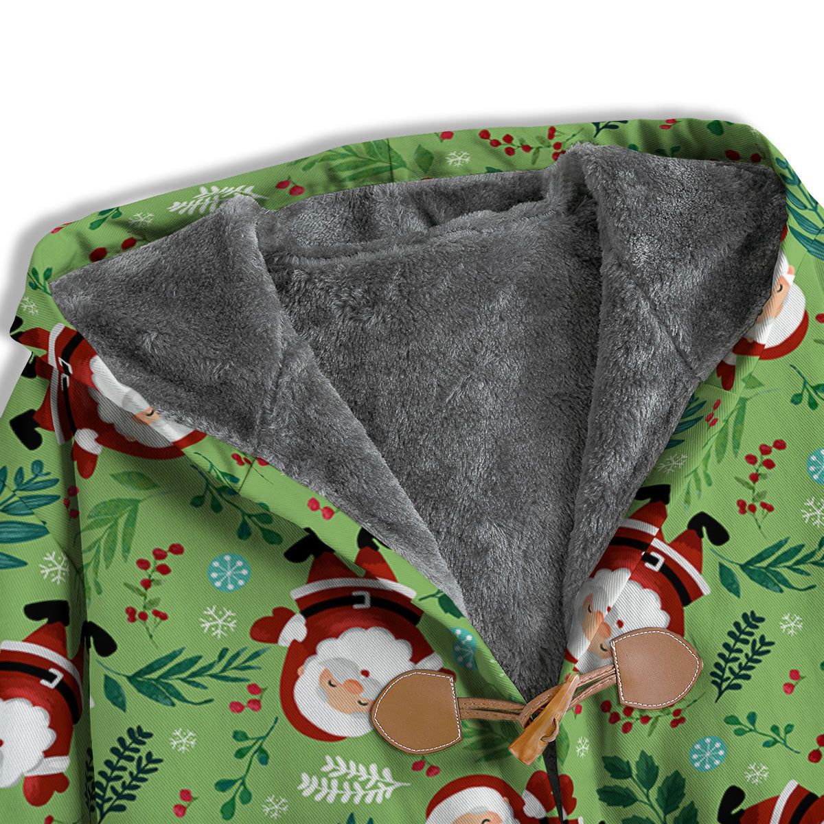 Santa Claus Happy Print Pattern Men's Windbreaker Jacket-grizzshop