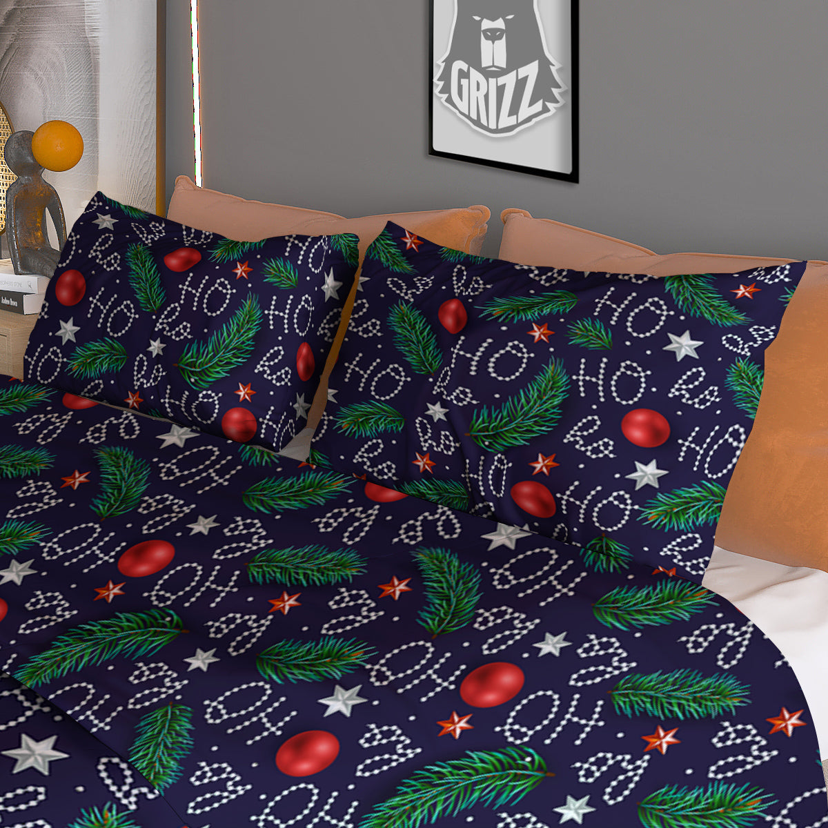 Pyramid Galaxy Print Duvet Cover Bedding Set