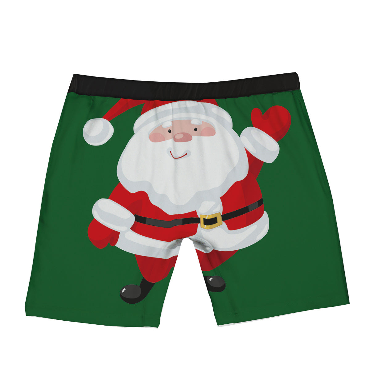 Santa Claus Cartoon Print Boxer Briefs