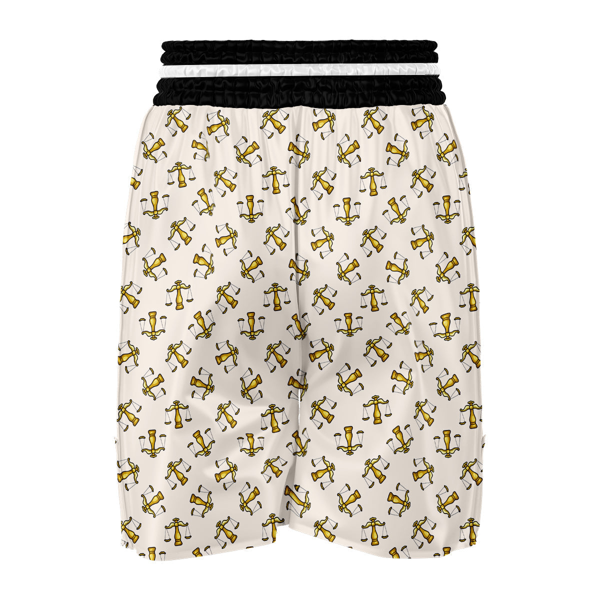 Scales Of Justice Lawyer Print Pattern Boxing Shorts-grizzshop